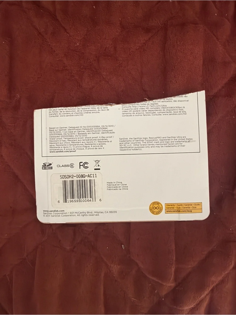 Sandisk 4gb sd